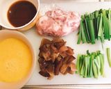 簡単中華！きくらげと豚肉のふわふわ卵炒め作り方1写真