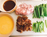 簡単中華！きくらげと豚肉のふわふわ卵炒め作り方1写真