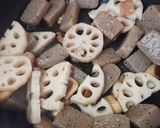 弁当にこんにゃくとレンコンの煮物★常備菜作り方4写真