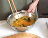 フライパンで簡単♪ほうれん草のオムレツ作り方2写真