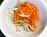 鶏肉入り☆きんぴら作り方2写真