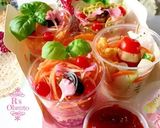 麺つゆ寒天ジュレで素麺弁当　詰め方作り方9写真