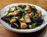 茄子と鶏肉の照り焼き作り方7写真