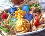 錦糸卵のお花　お弁当、お膳を華やかに作り方5写真