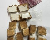 ときめく♡厚揚げのガーリックベーコン炒め作り方1写真
