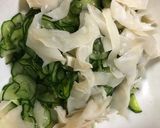白きくらげのきゅうりもみ作り方5写真