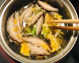 椎茸と卵とネギのスープ・中華スープ作り方2写真