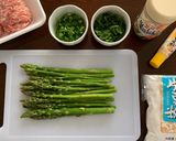 アスパラつくね作り方1写真