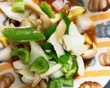 レンジ温野菜卵ロコモコ風チャンプル作り方16写真