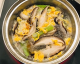 椎茸と卵とネギのスープ・中華スープ作り方3写真