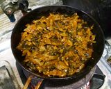 余った高菜漬けのピリ辛炒め作り方1写真
