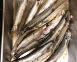 米粉でカリッカリ【シシャモの唐揚げ】作り方1写真