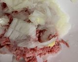 パスタソース混ぜてパプリカのハンバーグ作り方7写真