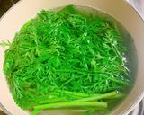 にんじんの葉の胡麻油炒め作り方3写真