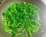 にんじんの葉の胡麻油炒め作り方5写真