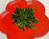 にんじんの葉の胡麻油炒め作り方7写真