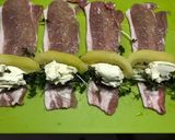豚肉巻き☆さっぱりキウイソース掛け作り方4写真