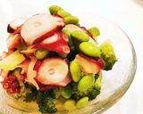 タコとブロッコリーと枝豆のバジルマリネ作り方6写真