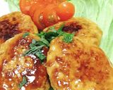 和風☆鶏ひき肉deつくね☆テリヤキ風味☆作り方5写真