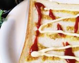 ぶっ飛びの美味しさ！からしピザトースト。作り方2写真