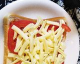 ぶっ飛びの美味しさ！からしピザトースト。作り方4写真