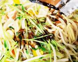 豚肉ロースこってり焼きリメイク♪焼きそば作り方8写真