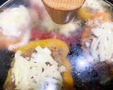 パスタソース混ぜてパプリカのハンバーグ作り方17写真