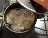 小さな土鍋で作る鶏ハム作り方4写真