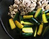 豚肉と夏野菜の黒酢炒め作り方3写真