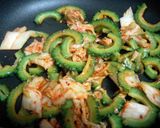 夏の一品！　ゴーヤとキムチのたまご炒め作り方3写真