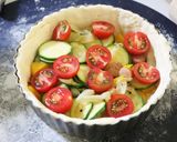 夏野菜たっぷり　厚焼きキッシュ作り方7写真
