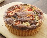 夏野菜たっぷり　厚焼きキッシュ作り方8写真