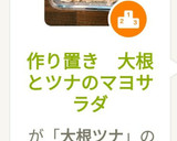 作り置き　大根とツナのマヨサラダ作り方1写真