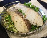 タラと豆苗のヘルシー蒸し　中華風万能だれ作り方3写真