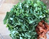 大根葉消費のためのちぢみ作り方1写真