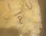 スモークサーモンとキノコのクリームパスタ作り方5写真
