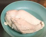 ゆで鶏胸肉のスパイシーマヨ作り方2写真
