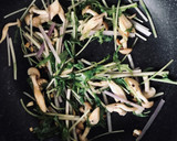 水菜としめじのオイスター炒め作り方4写真