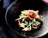 水菜としめじのオイスター炒め作り方5写真