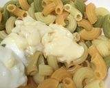 キウイとアボカドパスタサラダ作り方4写真