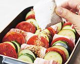 並べてかけるだけ【夏野菜の重ね焼き】作り方2写真