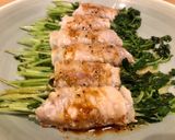 豆苗の肉巻き〜にんにく醤油ソース〜作り方6写真