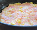 鶏ひき肉ととうもろこしのチーズハンバーグ作り方2写真