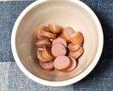 離乳食完了期★ウインナーと野菜の卵炒飯作り方1写真