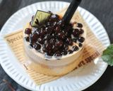 ケーキになった*タピオカミルクティー作り方50写真