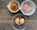 残り物でも絶品！！豚キムチチャーハン♡作り方1写真