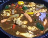 ズッキーニ&パプリカの彩りカレーシチュー作り方5写真
