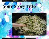 ズッキーニにんにく炒め(簡単)作り方3写真