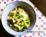 空心菜と肉そぼろのアジアンな炒り豆腐作り方12写真