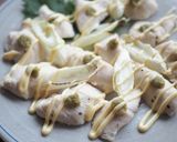 ●柔らか鶏ささみの柚子胡椒マヨ焼き●作り方5写真